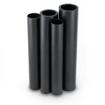 HDPE Pipes PE 80 16 Bar 225 mm Diameter 25.2 mm Thickness Black