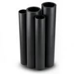 HDPE Pipes PE 80 Pressure 12.5 Bar 400 mm Diameter 36.3 mm Thickness Black