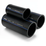 أنابيب HDPE السعودي PE 100 ضغط 16 بار قطر خارجي 450 مم سمك 40.9 مم لون أسود | مصنع أنظمة الانابيب السعودي (SPS)