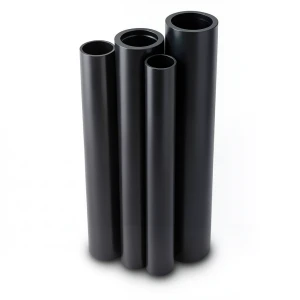 HDPE Pipes PE 100 Pressure 10 Bar Outside Diameter 280 mm Thickness 25.4 mm Black