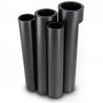 مواسير HDPE الراجحي PE 63 ضغط 4 بار قطر خارجي 200 مم سمك 7.7 مم لون اسود