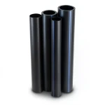 مواسير HDPE PE 80 ضغط 12.5 بار قطر خارجي 500 مم سمك 45.4 مم أسود