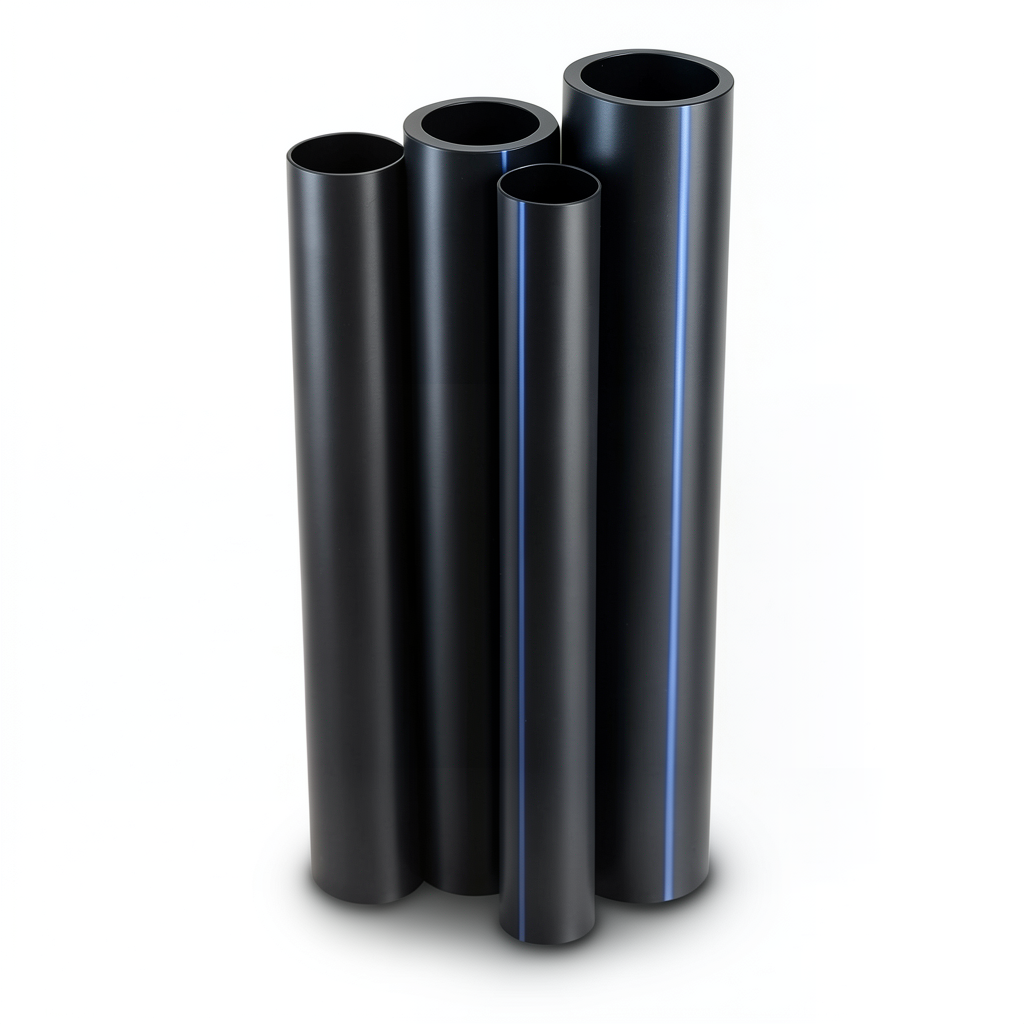 مواسير HDPE PE 80 ضغط 12.5 بار قطر خارجي 500 مم سمك 45.4 مم أسود