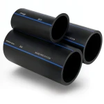 SPS HDPE Pipes PE 100 Pressure 16 Bar Diameter 450 mm Thickness 40.9 mm Black | Saudi Pipes Systems (SPS)