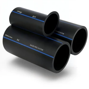SPS HDPE Pipes PE 100 Pressure 16 Bar Diameter 450 mm Thickness 40.9 mm Black | Saudi Pipes Systems (SPS)