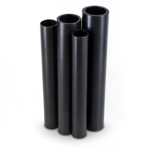 أنابيب HDPE PE 80 ضغط 8 بار قطر 280 مم سمك 25.4 مم لون أسود
