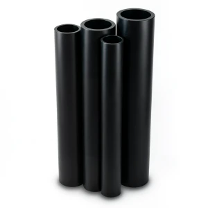 مواسير HDPE PE 80 ضغط 12.5 بار قطر 560 مم سمك 50.8 مم لون أسود