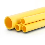 Al-Rajhi HDPE Pipes PE 80 Pressure 8 Bar Diameter 280 mm Thickness 25.4 mm Yellow