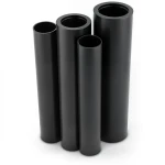 مواسير HDPE PE 80 ضغط 12.5 بار قطر 630 مم سمك 57.2 مم أسود