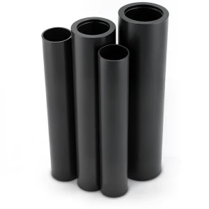 HDPE Pipes PE 80 Pressure 12.5 Bar Diameter 630 mm Thickness 57.2 mm Black