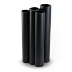 مواسير HDPE PE 80 ضغط 12.5 بار قطر 710 مم سمك 64.5 مم لون أسود