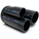 أنابيب HDPE السعودي PE 100 ضغط 6 بار قطر خارجي 500 مم سمك 19.1 مم لون أسود | مصنع أنظمة الانابيب السعودي (SPS)