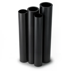مواسير HDPE PE 80 ضغط 8 بار قطر خارجي 315 مم سمك 28.6 مم لون أسود