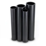 مواسير HDPE PE 80 ضغط 12.5 بار قطر 630 مم سمك 57.2 مم أسود