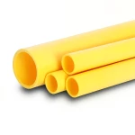 Al-Rajhi HDPE Pipes PE 80 Pressure 8 Bar Diameter 315 mm Thickness 28.6 mm Yellow