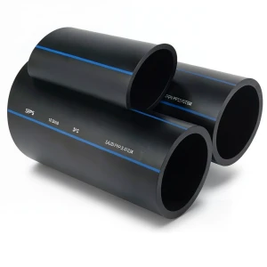 SPS HDPE Pipes PE 100 Pressure 10 Bar Outside Diameter 500 mm Thickness 29.7 mm Black | Saudi Pipes Systems (SPS)