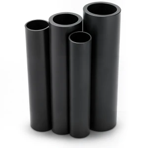 مواسير HDPE PE 80 ضغط 12.5 بار قطر 710 مم سمك 64.5 مم لون أسود