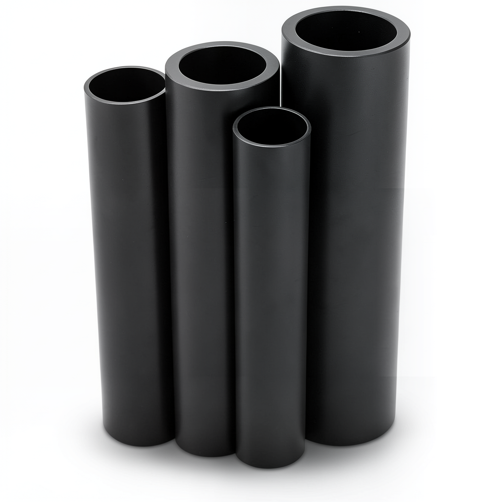 HDPE Pipes PE 80 Pressure 12.5 Bar 710 mm Diameter 64.5 mm Thickness Black