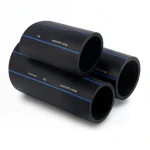 أنابيب HDPE السعودي PE 100 ضغط 16 بار قطر خارجي 500 مم سمك 45.4 مم لون اسود | مصنع أنظمة الانابيب السعودي (SPS)