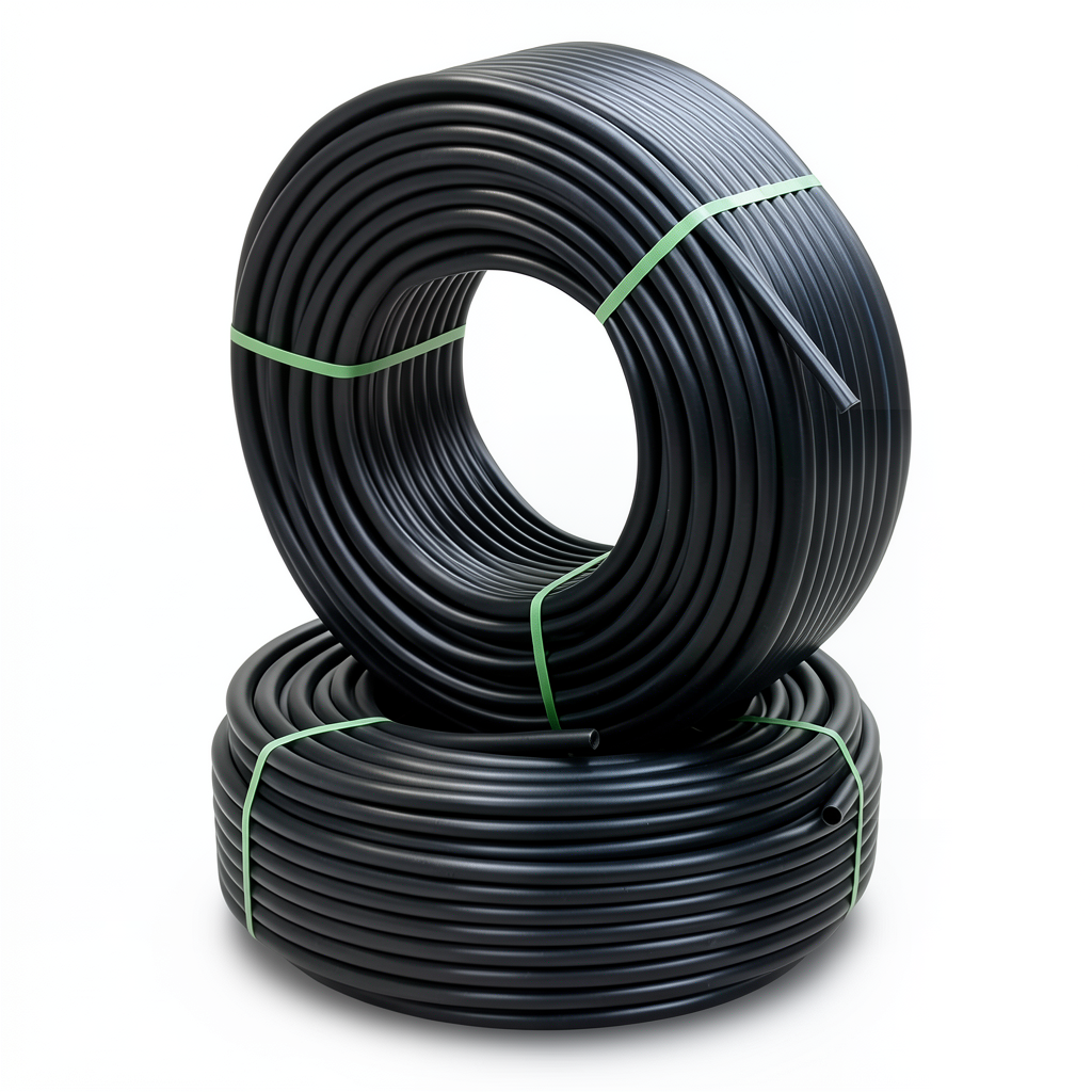 أنابيب HDPE الراجحي PE 80 ضغط 8 بار قطر خارجي 20 مم سمك 3 مم لون اسود