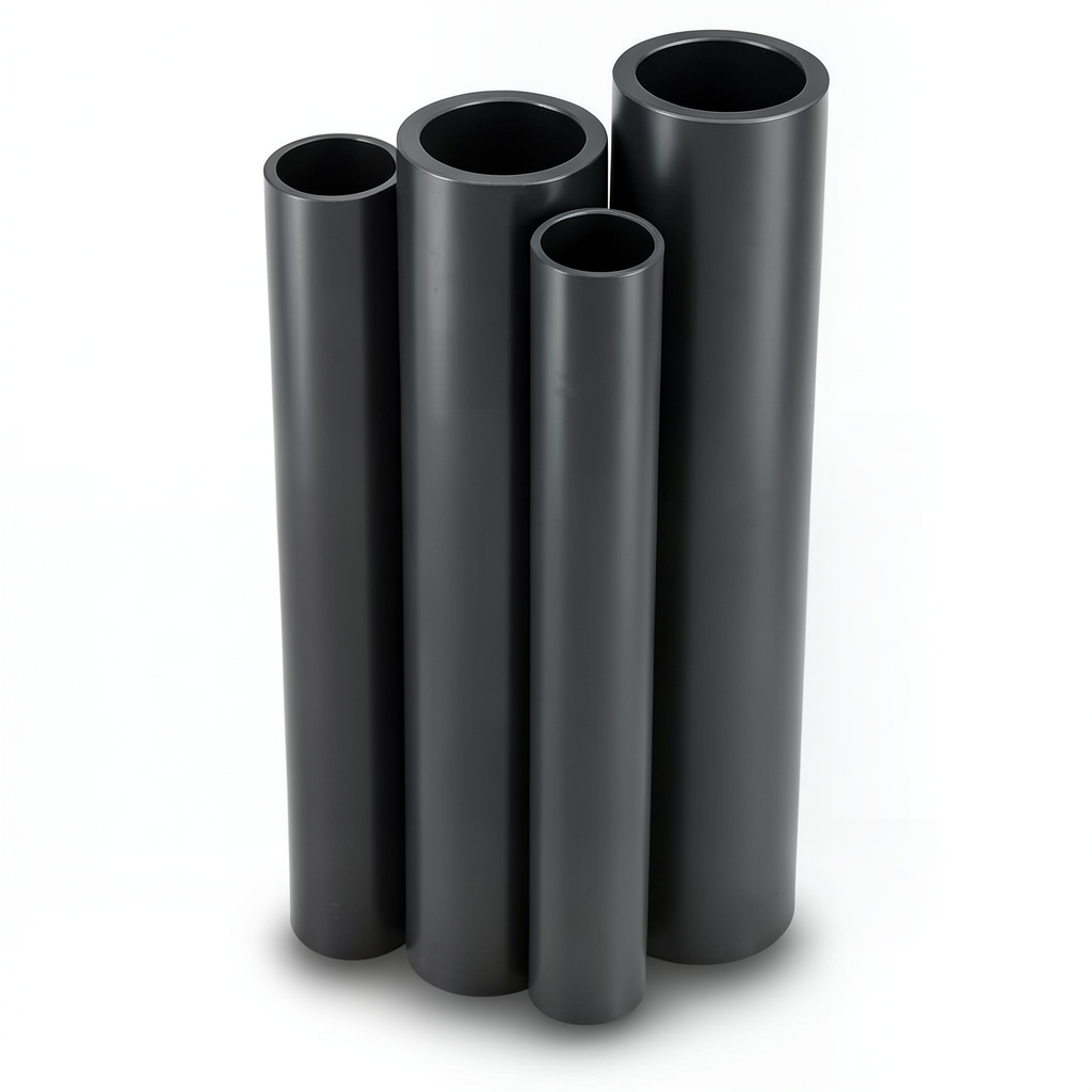مواسير HDPE للري الراجحي PE 80 ضغط 16 بار قطر خارجي 140 مم سمك 15.7 مم لون أسود