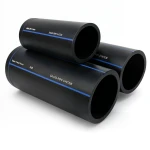 SPS HDPE Pipes PE 100 Pressure 16 Bar Outside Diameter 500 mm Thickness 45.4 mm Black | Saudi Pipes Systems (SPS)