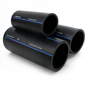 SPS HDPE Pipes PE 100 Pressure 16 Bar Outside Diameter 500 mm Thickness 45.4 mm Black | Saudi Pipes Systems (SPS)