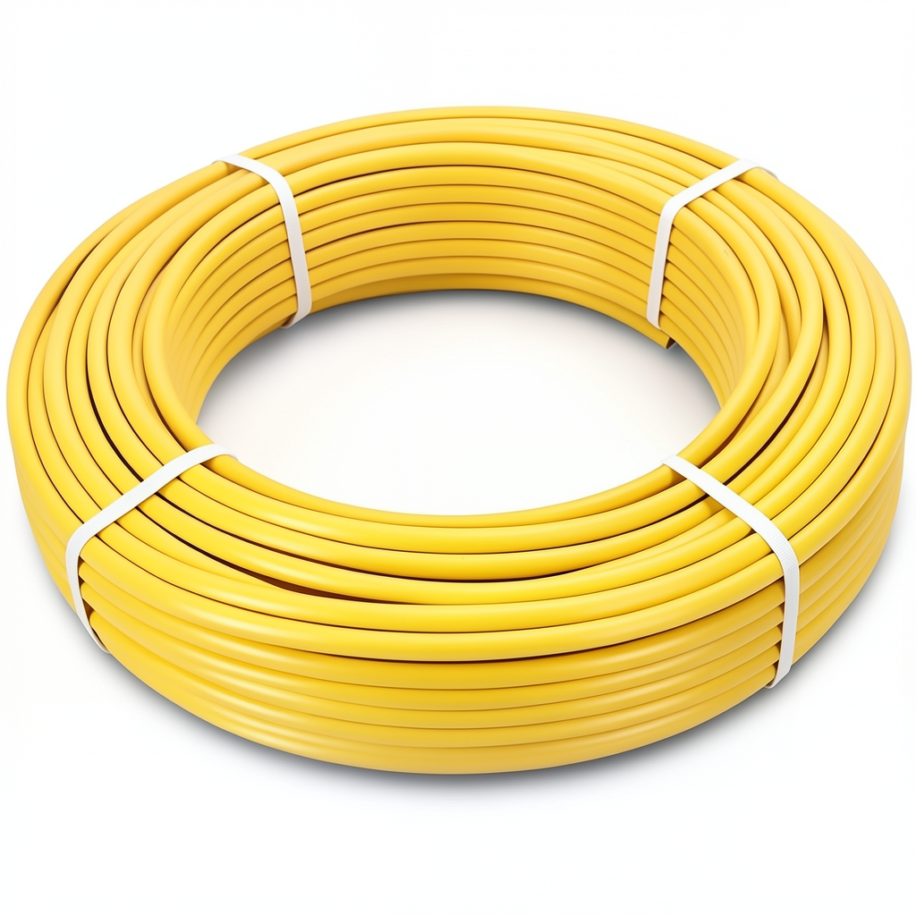 HDPE Pipes PE 80 Pressure 8 Bar 20 mm Diameter 3 mm Thickness Yellow