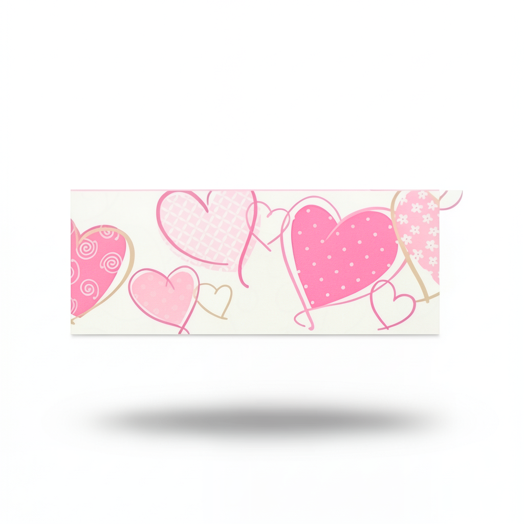 American Wall Covering Youth & Children 10m x 0.53m Off White Pink