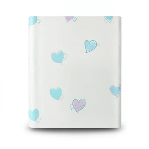 Youth and Children Wallpaper Off White with Blue, 10m x 0.53m