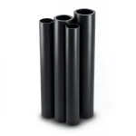 HDPE Pipes PE 80 Pressure 16 Bar Diameter 160 mm Thickness 17.9 mm Black