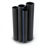 Al-Rajhi Irrigation HDPE Pipes PE 80 Pressure 16 Bar Diameter 180 mm Thickness 20.1 mm Black