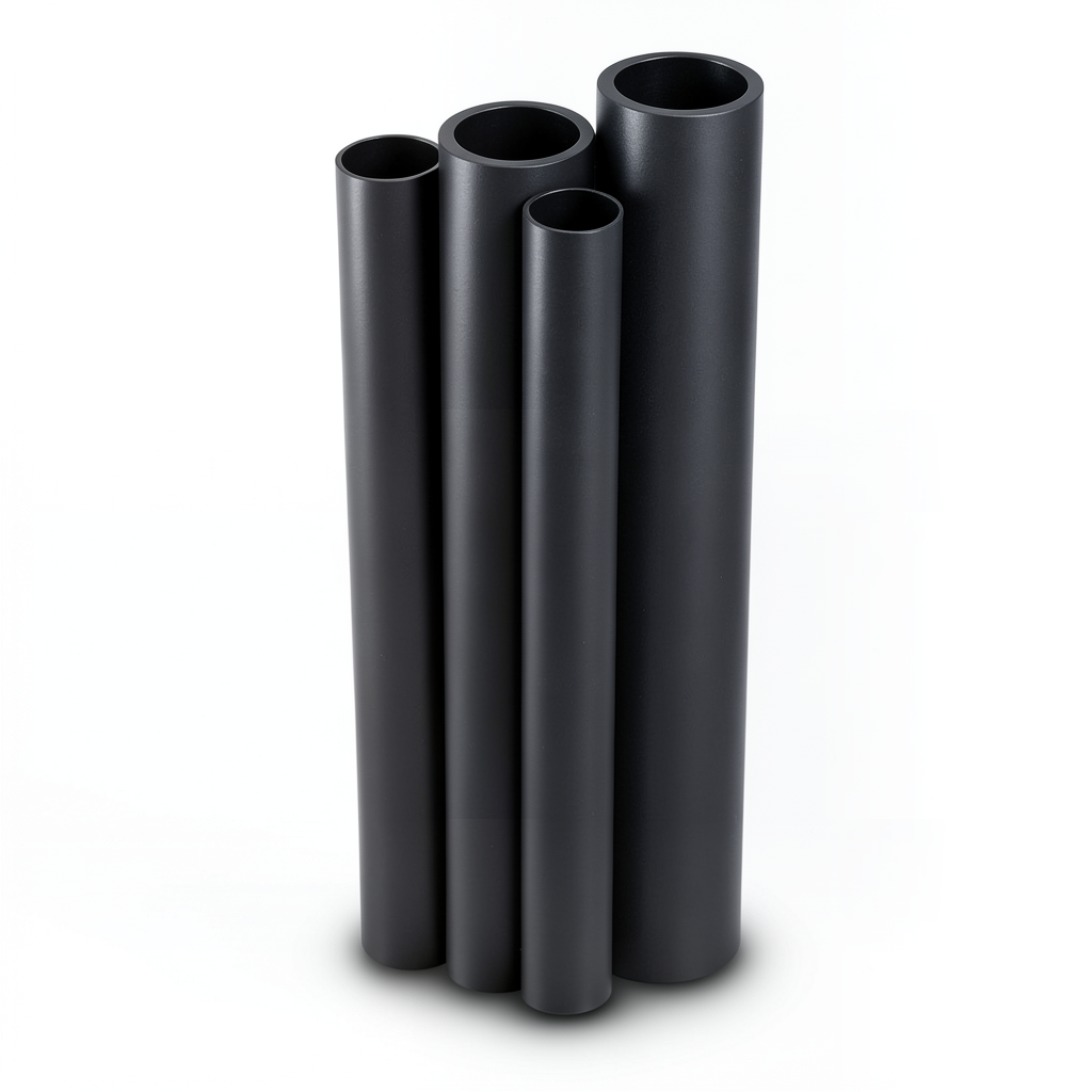 مواسير HDPE PE 80 ضغط 16 بار قطر 160 مم سمك 17.9 مم لون أسود