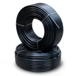 HDPE Pipes PE 100 Pressure 10 Bar 25 mm OD 3 mm Thickness Black