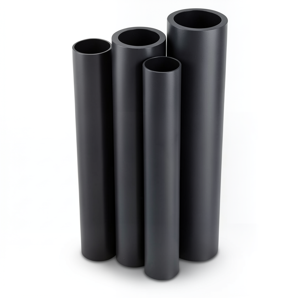 Al-Rajhi Irrigation HDPE Pipes PE 80 Pressure 16 Bar Diameter 180 mm Thickness 20.1 mm Black