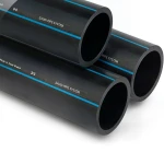 أنابيب SPS HDPE PE 100 ضغط 10 بار قطر خارجي 630 مم سمك 37.4 مم لون أسود | مصنع أنظمة الانابيب السعودي (SPS)