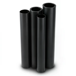 مواسير HDPE PE 80 ضغط 16 بار قطر 200 مم سمك 22.4 مم لون أسود