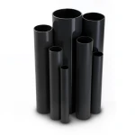 مواسير UPVC ضغط 2.5 بار قطر خارجي 160 مم سمك 1.8 مم لون اسود