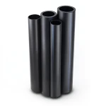 مواسير HDPE PE 80 ضغط 16 بار قطر 225 مم سمك 25.2 مم لون أسود