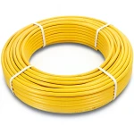 Al-Rajhi HDPE Pipes PE 80 Pressure 8 Bar Diameter 25 mm Thickness 3 mm Yellow