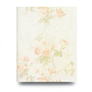 Italian Wallpaper Cream Color Floral Design 10 m x 0.70 m, Model 13016
