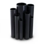 مواسير UPVC ضغط 4 بار قطر خارجي 160 مم سمك 3.2 مم لون اسود