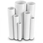 مواسير UPVC ضغط 6 بار قطر خارجي 160 مم سمك 4.7 مم لون أبيض