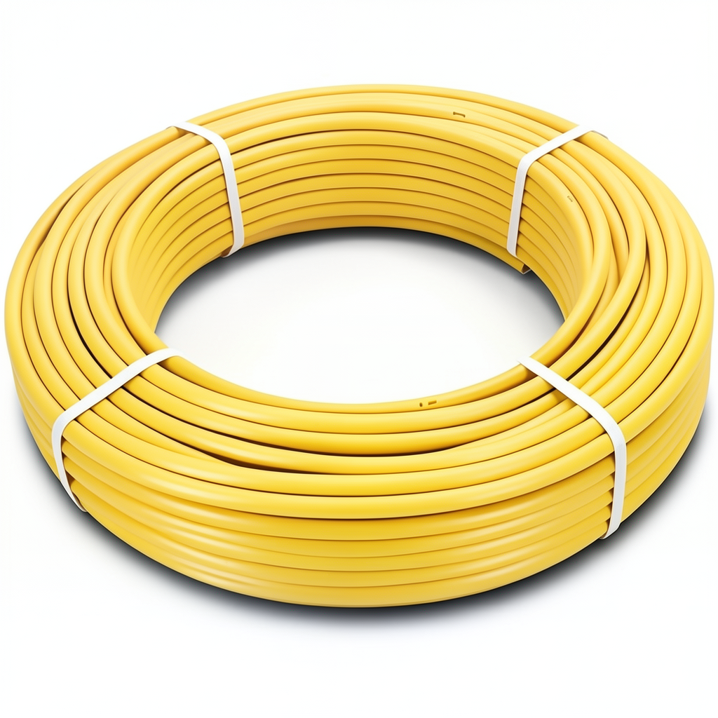Al-Rajhi HDPE Pipes PE 80 Pressure 8 Bar Outside Diameter 32 mm Thickness 3 mm Yellow