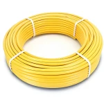 HDPE Pipes PE 100 Pressure 10 Bar 40 mm Diameter 3.7 mm Thickness Yellow