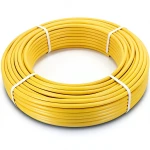 HDPE Pipes PE 80 Pressure 8 Bar Outside Diameter 40 mm Thickness 3.7 mm Yellow
