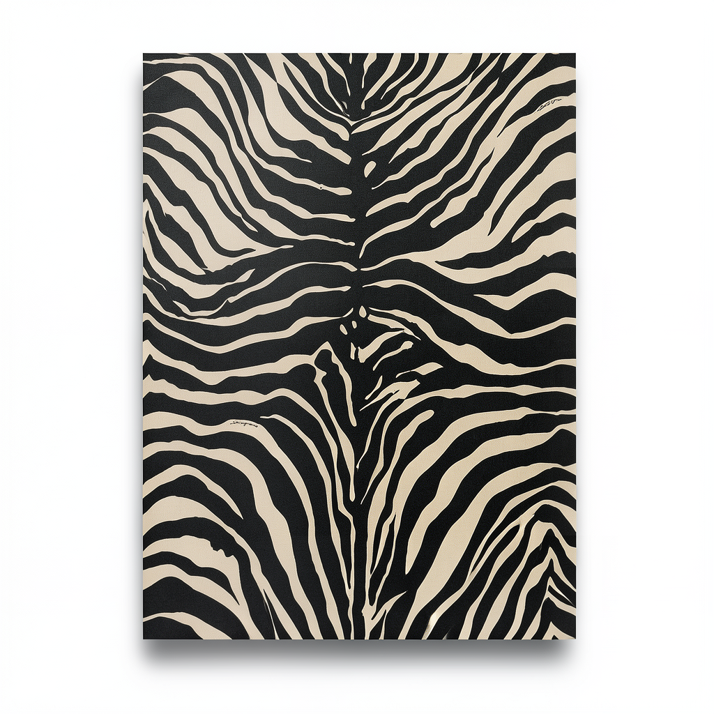 Italian Wall Decoration 10.05 m x 1.06 m Black with Beige