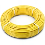 HDPE Pipes PE 100 Pressure 10 Bar 50 mm OD 4.6 mm Thick Yellow