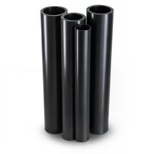مواسير HDPE PE 80 ضغط 8 بار قطر خارجي 355 مم سمك 32.3 مم لون أسود