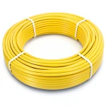 أنابيب HDPE الراجحي PE 100 ضغط 10 بار قطر خارجي 25 مم سمك 3 مم لون أصفر